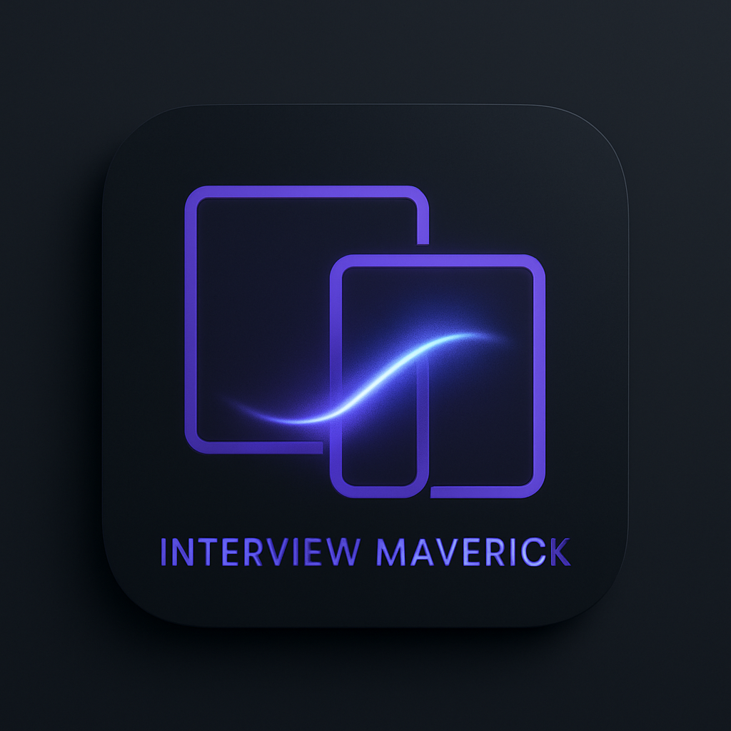 Interview Maverick Logo - Your AI Teleprompter for Coding Interviews